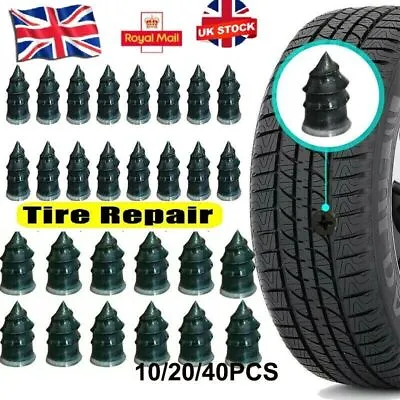 Tire Repair Screw In Rubber Plug Nail Car Tyre Puncture Repair Kit Off-Road Tire • £5.99