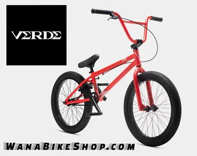 Verde A/v Bmx Street Bicycle Red • $419.99