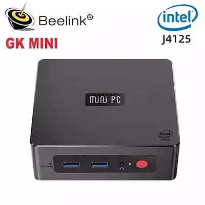 J4125 Pro Quad Core Mini PC DDR4 Mini Computer 4K Dual HDMI Dual WiFi BT4.0  • $235.99