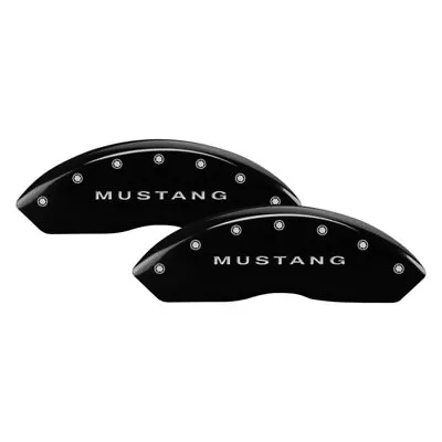 For Ford Mustang 97-04 Caliper Covers Gloss Black Caliper Covers W Mustang / Bar • $289