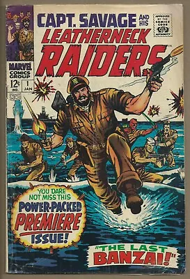 🔥capt. Savage And His Leatherneck Raiders #1*1968 Marvel*silver Age*vg* • $14.99