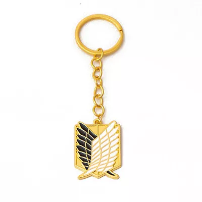 Attack On Titan Anime Keychain Wings Of Liberty Freedom Scouting Legion Eren Key • $4.99