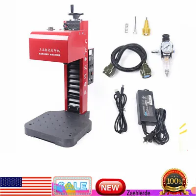 Pneumatic Dot Peen Marking Machine Engraving Fit Nameplate Metal Marking Printer • $497.81