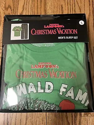 National Lampoon's Christmas Vacation New Mens' Sleep Set Pajama Set Large New • $19