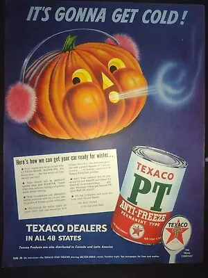 (3) Vtg1950's Seagrams/Chrysler +7 UP+Texaco Anti- Freeze Advertisement Print Ad • $5.75