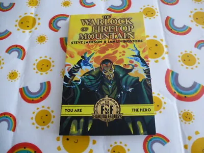 Steve Jackson & Ian Livingstone The Warlock Of Firetop Mountain Paperback Book • £1.50