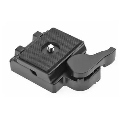 323 QR PLATE CLAMP ADAPTER Mount W Plate FOR MANFROTTO 200PL-14 CAM TRIPOD Head • £9.47