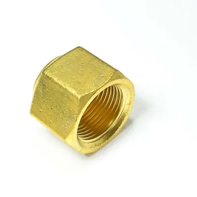 3/4 Female Flare Sae 45 Sealing Cap Nut Fitting Natural Gas Propane Fuel Hvac • $13.30