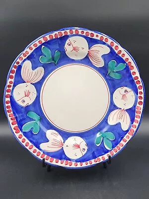 Solimene Vietri Italy Fish Dinner Plate 11 3/4” • $31.12