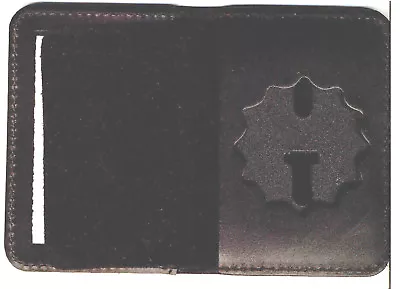 £19.18 • Buy NY/NJ-Police-Style-Lieutenant Cut-Out Shield/ID Book Wallet (Badge Not Included)