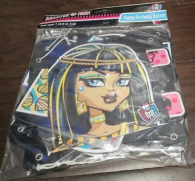 Monster High Happy Birthday Banner NIP • $20