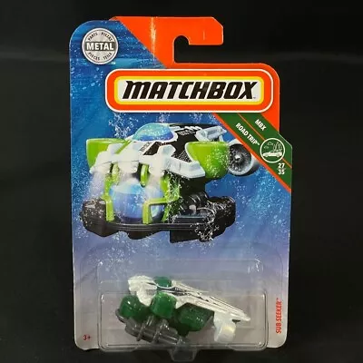 2018 MATCHBOX MBX ROAD TRIP SUB SEEKER Green NEW ON CARD • $3.99