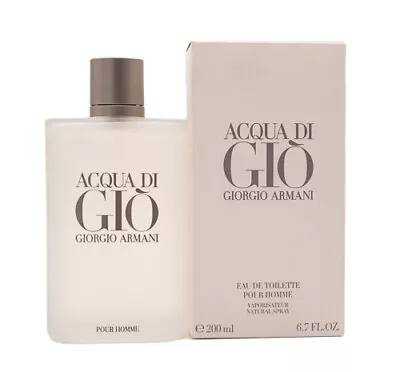 Acqua Di Gio By Giorgio Armani 6.7 / 6.8 Oz EDT Cologne For Men Mew In Box • $80.76