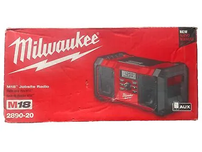 Milwaukee 2890-20 M18 High Performance AM/FM Jobsite Radio With Dual Speaker NEW • $104.99