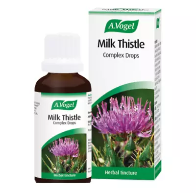 A. Vogel Milk Thistle Complex Drops 50 Ml Fresh Herbal Tincture New Sealed • £11