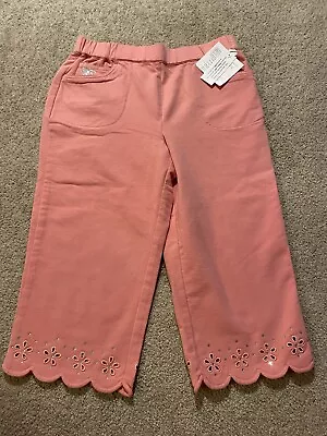 NWT Dream Jeannes Quacker Factory Women’s SMALL Peach Capri Pants • $19.99