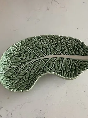 Bordallo Pinheiro Replacement Cabbage Leaf Side Green Salad Plate 7.5  Portugal • £67.55