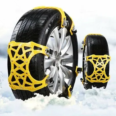 Zone Tech Car Tire Truck Snow Ice Mud Chains Anti Skid Diamond Pattern Traction • $35.99