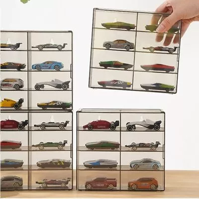 Acrylic Toy Model Cars Display Box 1:64 Storage Box Cabinet  Hotwheels Cars • $26.17