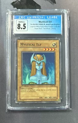 Mystical Elf LOB-062 1st Edition Super Rare CGC 8.5 • $225