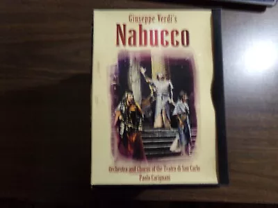 Giuseppe Verdi's Nabucco (DVD 1998 SNAPCASE) • $2.95