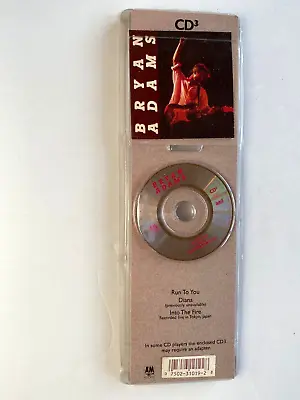 Bryan Adams RUN TO YOU 3 Inch Cd Single NEW LONGBOX(long Box.CD3.Reckless.DIANA) • $168.99