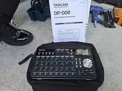 TASCAM DP-008 Digital Portastudio 8-Track Portable Multi-Track Recorder • $130