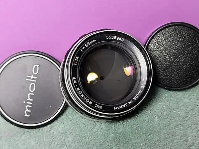 Minolta Rokkor PF 58mm 1.4 Lens MD Mount For Digital Mirrorless Cameras #5555949 • $90