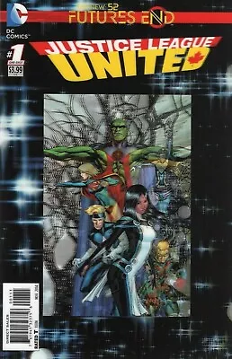 Justice League United Futures End 3D #1 Comic 2014 - Martian Manhunter Supergirl • $6.50