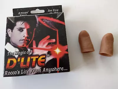 RED D'LITES By Rocco - Light Up Thumb Tip Magic Trick • £4.99