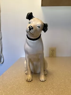 Vintage 1950’s RCA Dog Nipper Plastic Statue 11’ • $150