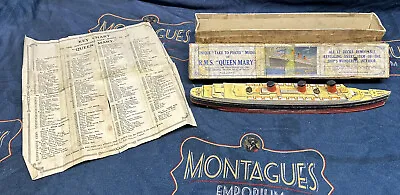 Chad Valley RMS Queen Mary - Unique ‘Take To Pieces’ Jig Saw - Boxed C 1936 • £40
