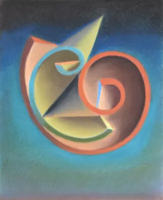 Lucio Loubet (1927-1995) - 8th Series Of The Metamorphosis - Pastel (09) • $192.56