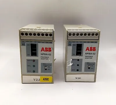 Lot Of 2 ABB NPBA-02 Adapter Module Profibus 24 Vdc • $199