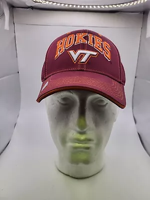 Maroon Virgina Tech Hokies Baseball Cap Adjustable Collegiate Headwear • $7