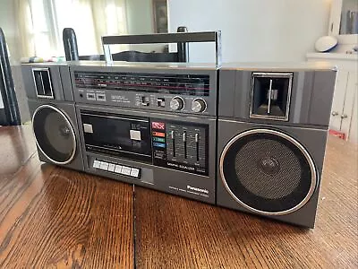 Vintage 80s Boom Box PANASONIC RX-C39 Portable Stereo FM AM Cassette JAPAN Flaws • $119