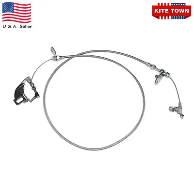 Stainless Braided Kickdown Cable Detent Mopar Transmission For Chrysler 727 • $22.99