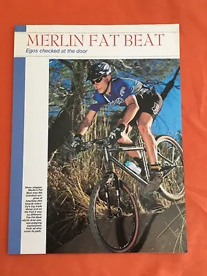 Vintage Merlin Bicycle Brochure • $20