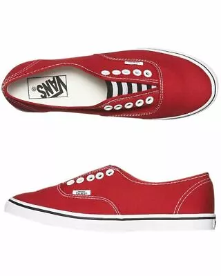 Vans Shoes Authentic Lo Pro Gore Red/white Skate Skateboard Kingpinsupply • $49.95