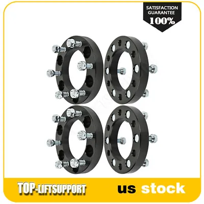 $68.87 • Buy 4x 1 Inch 6x5.5 Wheel Spacers 12x1.5 Fits Toyota Tacoma 4Runner Chevy Hummer H3T