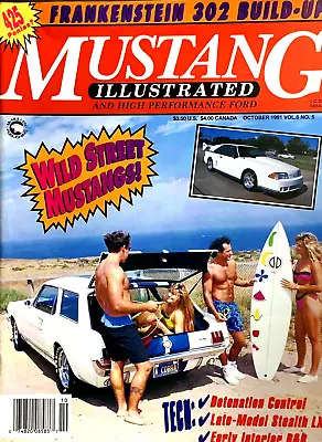 Mustang Illustrated Magazine October 1991 • $8.99