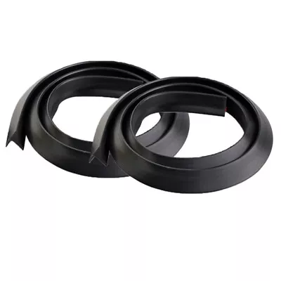 4PCS 1.5m Car Wheel Fender Extension Moulding Flares Trims Strip Edge Black • $47.24