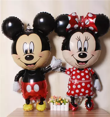 Mickey Minnie Mouse Theme Birthday Party Foil Air Fill Balloon UK Seller • £3.49