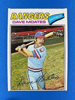 1977 Topps Baseball Dave Moates #588 Texas Rangers MLB  • $1