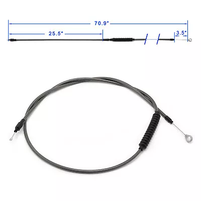 Stainless Steel 70.9'' Clutch Cable For Harley Touring Road King Electra Glide • $55.99