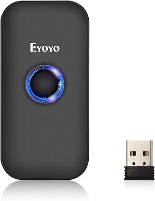 Eyoyo Mini 1D Bluetooth Barcode Scanner USB Wired 2.4G Bar Code Scanning For PC • $27.39