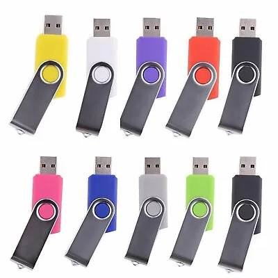 Wholesale 5/10/20/100 Pack USB Flash Drive Memory Stick Pendrive Thumb Drive Lot • $30