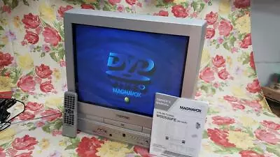 20'' TV Flat Screen CRT Television Gaming DVD Combo Color Magnavox MSD520FE • $227.77