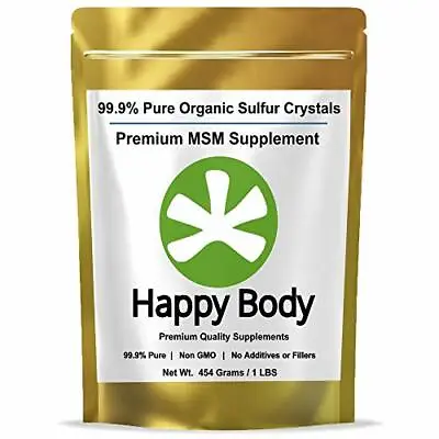 Pure MSM Sulfur Crystals Premium MSM Supplements 1 LBS By HappyBody • $46.02