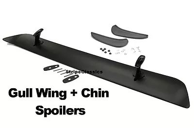 1971 Plymouth Cuda Gull Wing Rear Spoiler Mopar 71 W/ Brackets + Chin Spoilers • $479.99